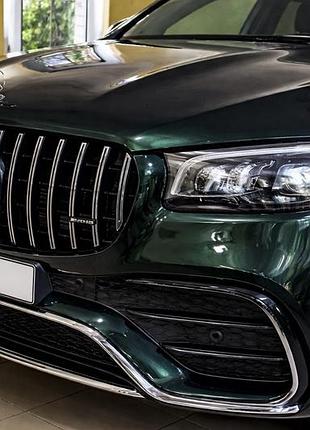 Передняя решетка 2023-2026 (gt panamericana) для mercedes gls x167 2019- гг
