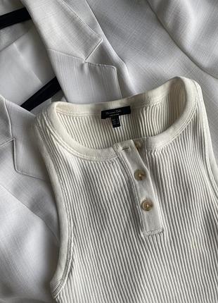 Майка жіноча massimo dutti білого кольору s