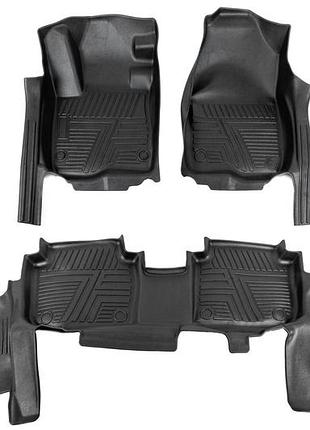 Резиновые коврики niken luxury 3d (3 шт) для honda crv 2022- гг