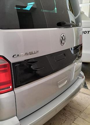 Пластикова накладка на кришку багажника eurocap (abs) для volkswagen t6 2015-2024 рр