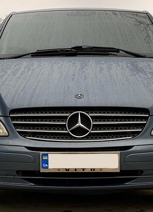 Рамка номерного знака хром (1 шт, нержавеющая сталь) для mercedes vito w639 2004-2014 гг