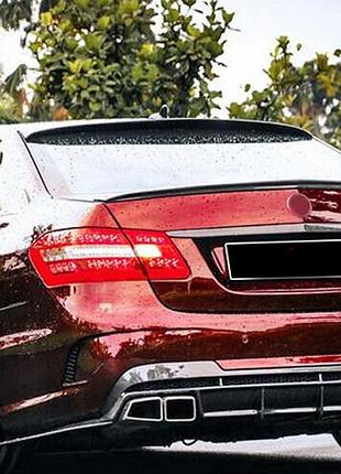 Спойлер dpt (черный глянец) для mercedes e-сlass w212 2009-2016 гг