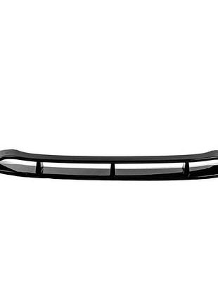 Накладка на передний бампер lip black warrior (для m-sport) для bmw x6 f16 2014-2019 гг