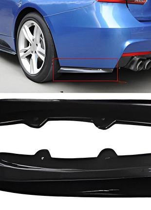 Задние накладки flap dpt (черный глянец) для bmw 3 серия f30/f31 2012-2019 гг