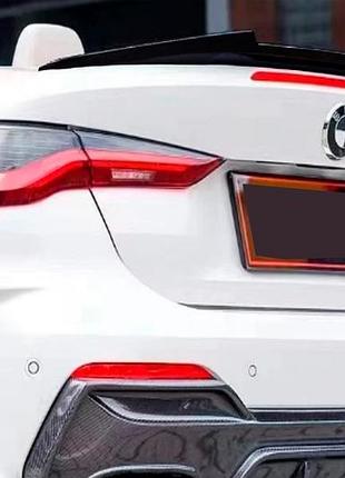 Спойлер m4-style (для g23, чорний глянець) для bmw 4 серія g22/23/26 2020- рр