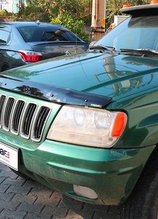 Дефлектор капота (eurocap) для jeep grand cherokee wj 1999-2004 рр