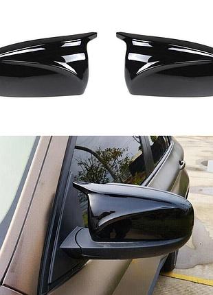 Накладки на зеркала m-look (с защелками, 2 шт) для bmw x5 e70 2007-2013 гг
