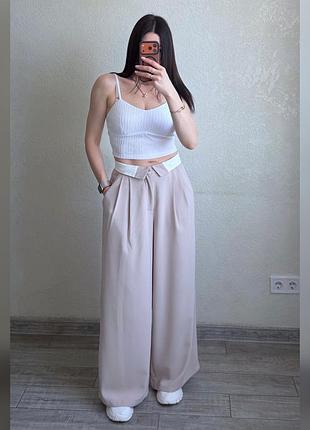 Брюки палаццо shein