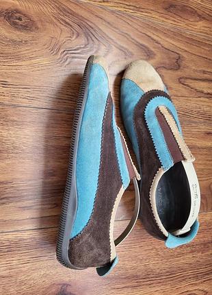 Стильные замшевые слипоны la scarpa | итальялия | 27 см стелька