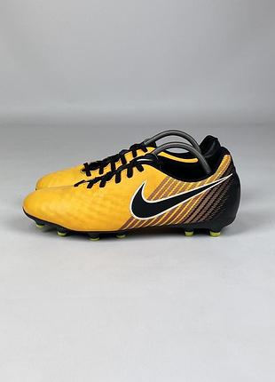Бутси nike magista ola ii 2 fg 844420-801 оригінал дорослі чоловічі жовті яскраві футбольні футбольне взуття розмір 42 / 27 см