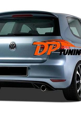 Задний диффузор dpt v-1 (для base, черный глянец) для volkswagen golf 6 2008-2014 гг