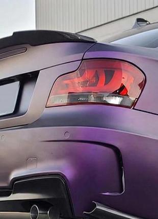 Спойлер m4-style (для e82, чорний глянець) для bmw 1 серія e81/e82/e87/e88 2004-2011 рр