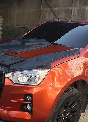 Накладка на капот (abs) для isuzu d-max 2019- гг