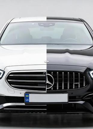 Комплект обвісів amg e63 з заднім бампером (для 2020-2024) для mercedes e-сlass w213 рр