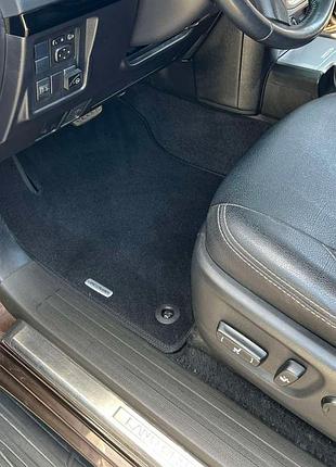 Текстильные коврики premium (черные) 5-местный для toyota land cruiser prado 150 2013-2022 гг