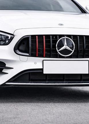 Передняя решетка rocket (для amg line 2020-2023) для mercedes e-class coupe c238