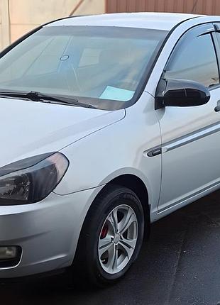 Накладки на зеркала bmw-style (2 шт) для hyundai accent 2006-2010 гг