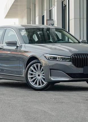 Ноздри 1 полоса (2019-2022, черный глянец) для bmw 7 серия g11/g12