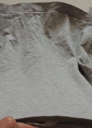 H&m 8-10 лет свитшот серый снежинка- пайетки .2 фото