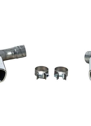 Насадки на глушитель m-performance silver для bmw x5 f15 2013-2018 гг