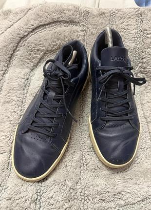 Кросівки чоловічі lacoste 42 р.( уст 27 см,шкіра