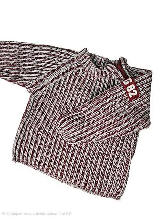 Детский вязаный свитер h&amp;m (l.o.g.g.) - 100% хлопок, рост 86-92 см