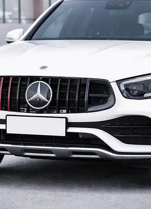 Передняя решетка rocket (для glc 43 amg/glc 63 amg/amg-line 2019-2022) для mercedes glc x253