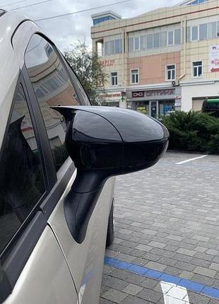 Накладки на зеркала bmw-style (для fiat 500, 2 шт) для fiat 500/500l 2013-2022 гг