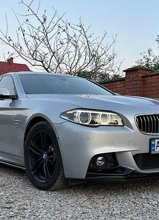 Передний спойлер dpt lip v-1 (для m-performance, черный глянец) для bmw 5 серия f10/f11 2010–2016 гг