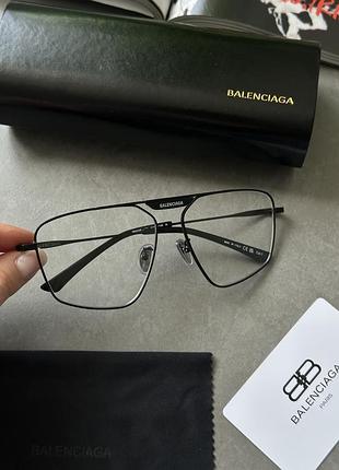 Очки баленсиага clear/black bb0246s 002 61/15/145 xl
