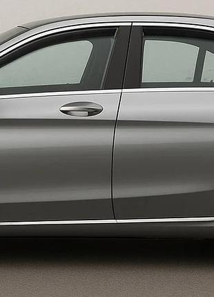 Вставные ветровики niken luxury (4 шт) для mercedes c-сlass w205 2014-2021 гг
