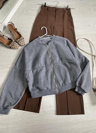 Кофта бомбер на флісі shein