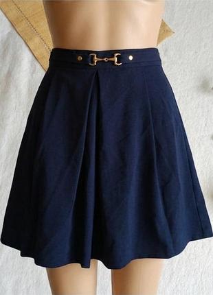 Stradivarius юбка синяя 34# крутейшая#