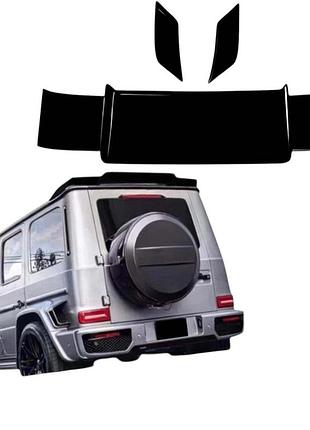 Спойлер dpt (черный глянец) для mercedes g сlass w463 2018-2024 гг