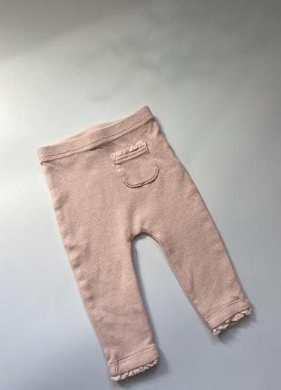 Штанці matalan рожеві бавовняні 3-6 місяців