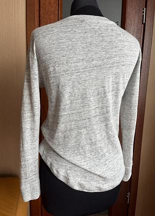 Massimo dutti лонгслів льон 3