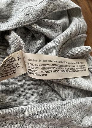 Massimo dutti лонгслів льон 8