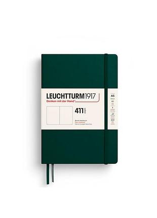 Блокнот leuchtturm1917 средний forest green чистые листы (372927)