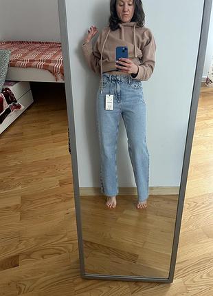 Прямі джинси zara