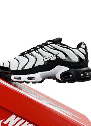Nike air max plus white black 10