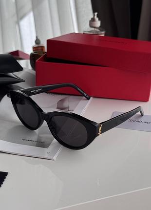 Очки saint black/gold sl m148/f laurent 001 54/18/145