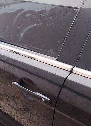 Зовнішня окантовка вікон (4 шт., нерж.) carmos - турецька сталь для mitsubishi lancer x 2008- рр