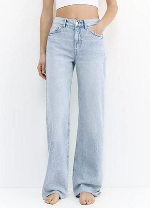 Джинсы женские pull &amp; bear wide leg