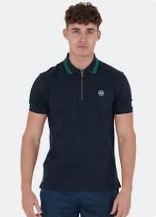 Поло, тенниска, батник piecful hooligan 1\4 zip polo t-shirt