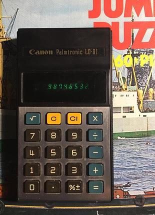 Калькулятор. canon palmtronic ld-81.