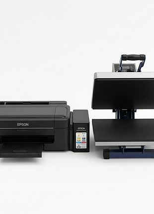 Готовий бізнес: комплект для друку (термопрес 38х38 new + epson l132)