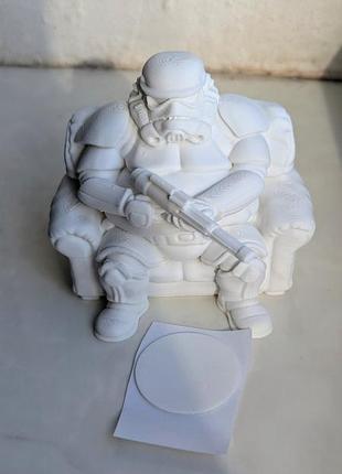 Фигурка fat star wars white 8