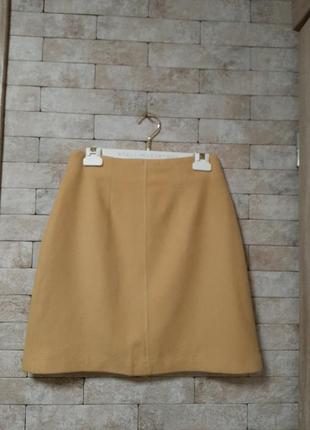 Юбка трапеция из шерсти