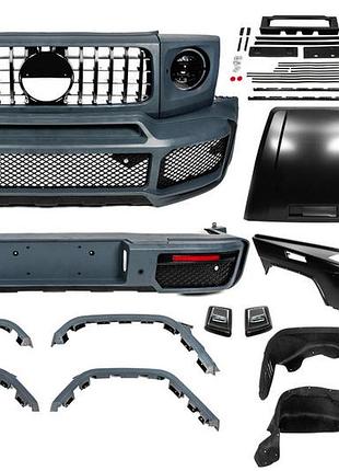 Комплект рестайлінгу на g63 brb 2018 для mercedes g сlass w463 1990-2018 рр