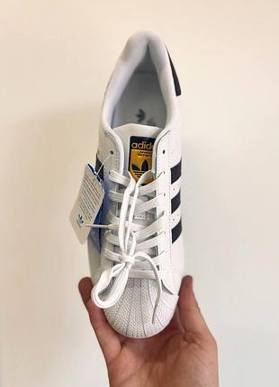 Adidas superstar og white 3